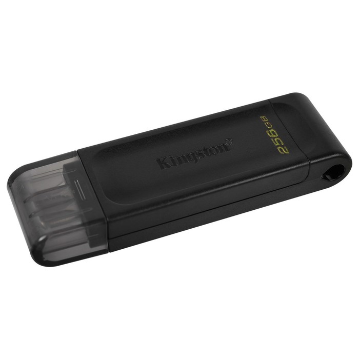 Флешка Kingston 256GB DataTraveler 70 Type-C DT70/256GB USB3.2 черный - фото 51620697