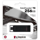 Флешка Kingston 256GB DataTraveler 70 Type-C DT70/256GB USB3.2 черный - Фото 3