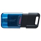 Флешка Kingston 256GB DataTraveler 80 M Type-C DT80M/256GB USB3.2 черный - фото 51656119