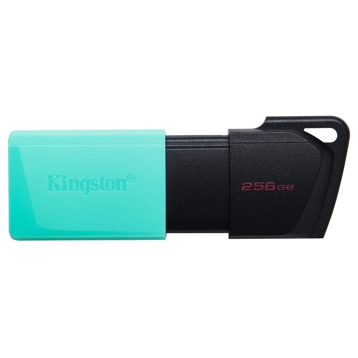 Флешка Kingston 256GB DataTraveler Exodia M DTXM/256GB USB3.0 черный/зеленый - Фото 1