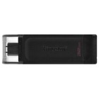 Флешка Kingston 64GB DataTraveler 70 Type-C DT70/64GB USB3.2 черный - фото 51620712