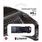 Флешка Kingston 64GB DataTraveler Exodia Onyx DTXON/64GB USB3.2 черный - фото 51620723 Флешка Kingston 64GB DataTraveler Exodia Onyx DTXON/64GB USB3.2 черный - фото 51620723