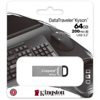 Флешка Kingston 64GB DataTraveler Kyson DTKN/64GB USB3.2 серебристый/черный - фото 51620726 Флешка Kingston 64GB DataTraveler Kyson DTKN/64GB USB3.2 серебристый/черный - фото 51620726
