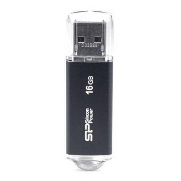 Флешка Silicon Power 16GB Ultima II-I Series SP016GBUF2M01V1K USB2.0 черный - фото 51620744