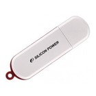 Флешка Silicon Power 64GB LuxMini 320 SP064GBUF2320V1W USB2.0 белый - Фото 1