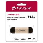 Флешка Transcend 512GB Jetflash 930С TS512GJF930C USB3.0 золотистый/черный - фото 51620798 Флешка Transcend 512GB Jetflash 930С TS512GJF930C USB3.0 золотистый/черный - фото 51620798
