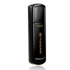 Флешка Transcend 64GB Jetflash 350 TS64GJF350 USB2.0 черный - фото 51620800