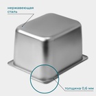 Гастроёмкость GN 1/2 Hanna Knövell, 12 л, 200 мм, 32.5×26.5×19.5 см, толщина 0.6 мм, нержавеющая сталь - Фото 2