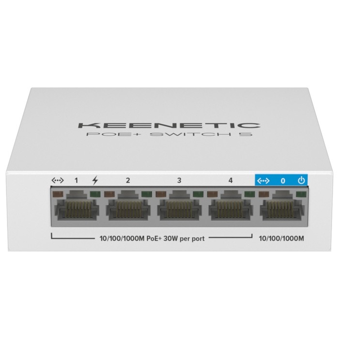 Коммутатор Keenetic KN-4610 (L2) 5x1Гбит/с 4PoE+ 60W неуправляемый - фото 51644413