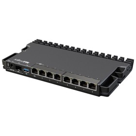 Маршрутизатор MikroTik RB5009UG+S+IN 10/100/1000 компл.:устройство/крепления/адаптер черный   107045