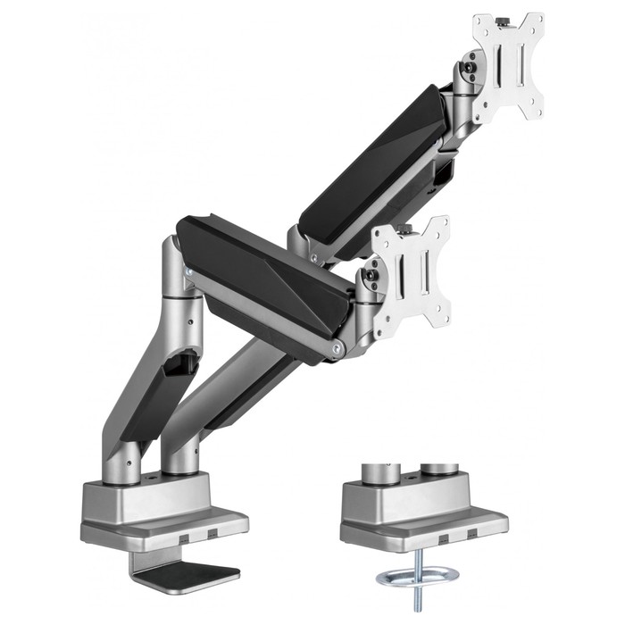 Кронштейн для мониторов Ultramounts UM718 серый 17"-35" макс.15кг крепление к столешнице по   107046 - фото 51620905