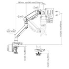 Кронштейн для мониторов Ultramounts UM732W белый/коричневый 17"-32" макс.8кг крепление к ст   107046 - Фото 8