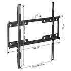 Кронштейн для телевизора Holder F4614-B черный 32"-55" макс.40кг настенный фиксированный - фото 51621220 Кронштейн для телевизора Holder F4614-B черный 32"-55" макс.40кг настенный фиксированный - фото 51621220