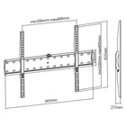 Кронштейн для телевизора Ultramounts UM805F черный 37"-70" макс.40кг настенный фиксированны 107047 - фото 51621474 Кронштейн для телевизора Ultramounts UM805F черный 37"-70" макс.40кг настенный фиксированны 107047 - фото 51621474