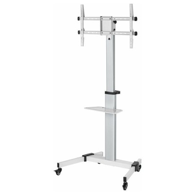 Подставка для телевизора Ultramounts UM307W, напольная, мобильная, 37–86", до 50 кг, белая