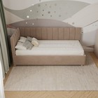 Кровать «Помпиду» с ПМ, 110×200 см, левая, премиум велюр, цвет пески касабланки - Фото 7