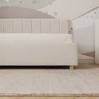 Кровать - тахта «Помпиду», левая, с подъёмным механизмом, 900×1900 мм, премиум велюр, цвет лепестки ландыша - Фото 4