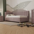 Кровать - тахта «Помпиду», левая, с подъёмным механизмом, 900×1900 мм, премиум велюр, цвет пыльная роза - Фото 5