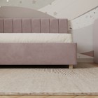 Кровать - тахта «Помпиду», левая, с подъёмным механизмом, 900×2000 мм, премиум велюр, цвет пыльная роза - Фото 4
