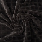 Плед CASA CONFORTE Aspen, 100×150 см, микрофибра 280 г/м, серый - Фото 3