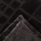 Плед CASA CONFORTE Aspen, 100×150 см, микрофибра 280 г/м, серый - Фото 4