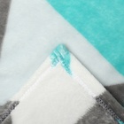 Плед Casa Conforte Kamelia Прага 150х200см, голубой, микрофибра 260г/м, пэ100% - фото 25419754