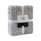 Плед светящийся Casa Conforte Stella Tropic 150х200см, серый, фланель 190г/м, пэ100% - фото 25419762