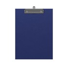 Планшет с зажимом А4, 2 мм, ErichKrause Standard, картон/бумвинил, синий (клипборд) - Фото 2