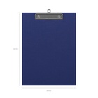 Планшет с зажимом А4, 2 мм, ErichKrause Standard, картон/бумвинил, синий (клипборд) - Фото 8