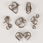 Адвент - календарь новогодний с металлическими головоломками «Змейки у ёлочки», 6 шт. - Фото 4