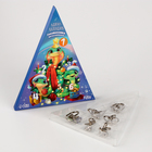 Адвент - календарь новогодний с металлическими головоломками «Змейки у ёлочки», 6 шт. - Фото 5