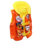 Жилет для плавания детский «Щенячий патруль», надувной, желтый - Фото 4