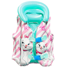 Жилет надувной «Кошечка Мари», для плавания, детский, цвет розовый - фото 110782505