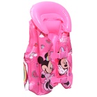Жилет для плавания детский «Минни Маус», надувной, розовый - Фото 3