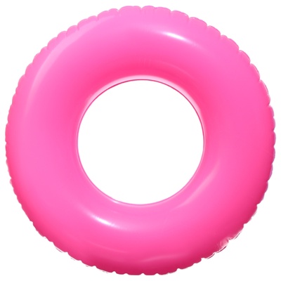 Круг для плавания надувной «Минни Маус» Ø 55 см, детский, розовый