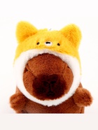 Мягкая игрушка «Капибара», в шапочке котика, 13 см - Фото 3