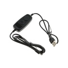 Вентилятор в салон автомобиля, на подголовник, 12 В, USB 2 м, пластик - Фото 6