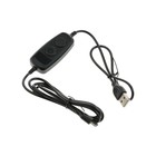 Вентилятор в салон автомобиля, на подголовник, 12 В, USB 2 м, пластик - Фото 6