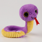 Мягкая новогодняя игрушка «Змея», фиолетовая - фото 4844221