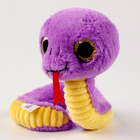 Мягкая новогодняя игрушка «Змея», фиолетовая - фото 4844223