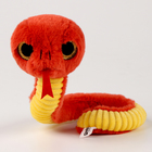 Мягкая новогодняя игрушка «Змея», красная - фото 4844225