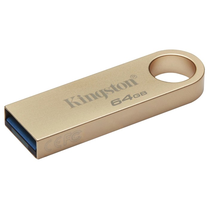 Флешка Kingston 64GB DataTraveler SE9 DTSE9G3/64GB USB3.0 золотистый - фото 51656132