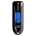 Флешка Transcend 128GB Jetflash 790 TS128GJF790K USB3.0 черный/синий - фото 51621696