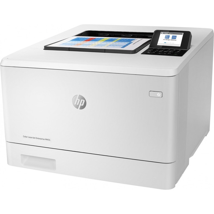 Принтер лазерный HP Color LaserJet Pro M455dn (3PZ95A) A4 Duplex Net белый - фото 51616535