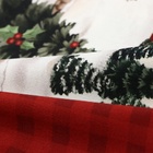 Дорожка новогодняя на стол «Этель. Лошадки», 30×70 см, 100% хлопок, саржа 190 г/м², бежевая/красная - Фото 3