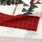 Дорожка новогодняя на стол «Этель. Лошадки», 30×70 см, 100% хлопок, саржа 190 г/м², бежевая/красная - Фото 4