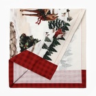 Дорожка новогодняя на стол «Этель. Лошадки», 30×70 см, 100% хлопок, саржа 190 г/м², бежевая/красная - Фото 6