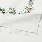Дорожка на стол Этель Christmas collection 30×70 см, 100% хлопок, саржа 190 г/м², белая - Фото 4