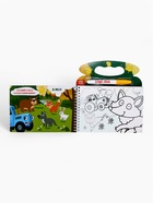 Раскраска водная «Кто где живёт?», с маркером, многоразовая, Синий трактор - Фото 11