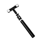 Трипод-монопод A12, 2 кольцевые лампы, в комплекте ПДУ, провод Туре-С, черный - Фото 11